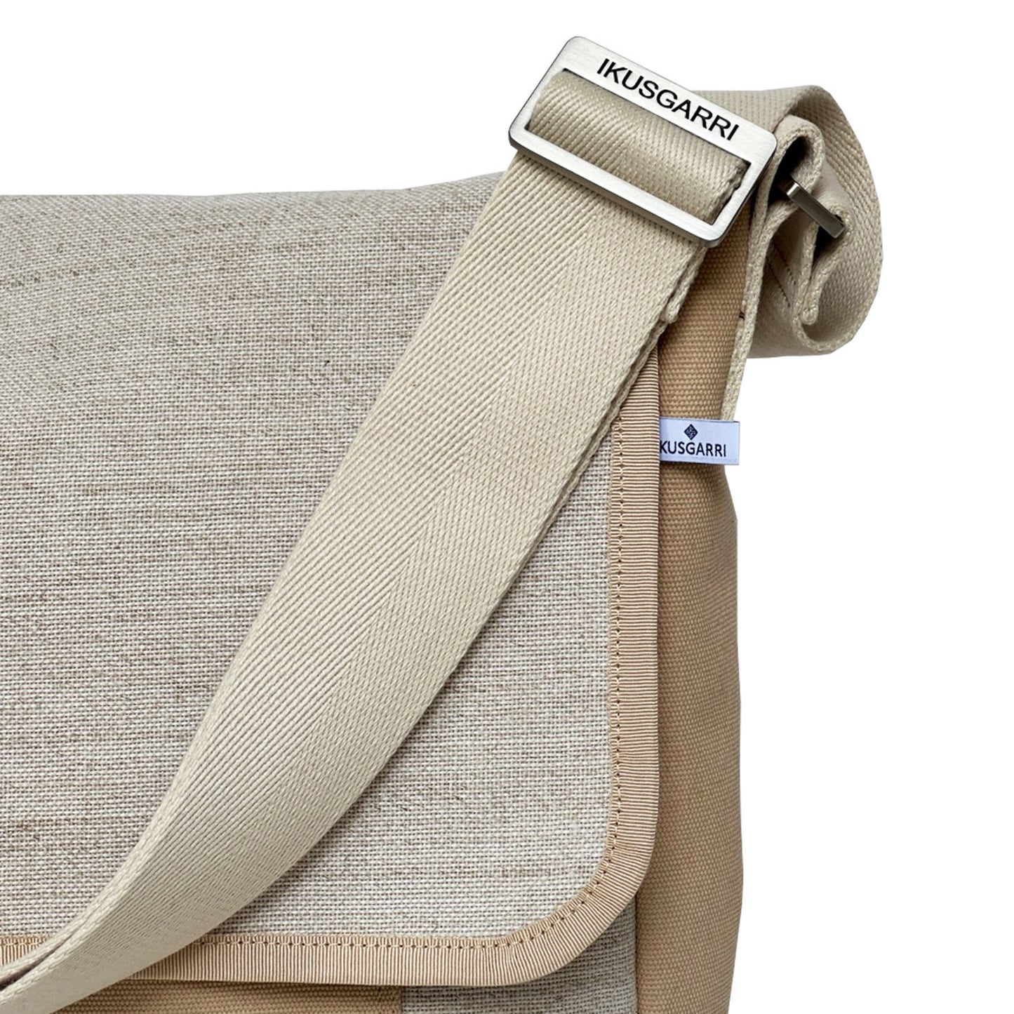 BANDOLERA CANVAS CAVIAR ARENA – CANVAS BEIGE – CANVAS BEIGE