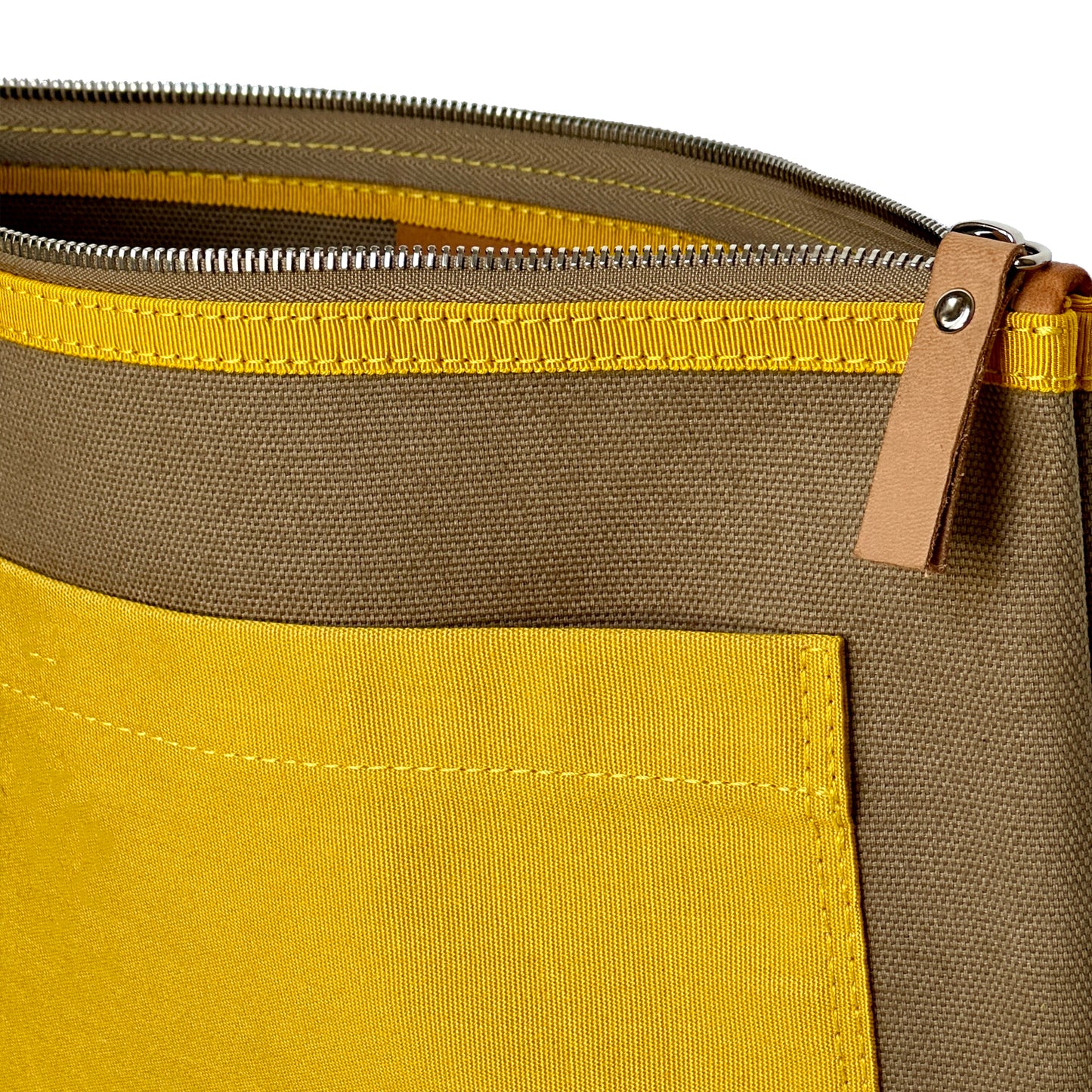 PORTE DOCUMENTS CANVAS BEIGE – TOILE JAUNE LARTIGUE 1910