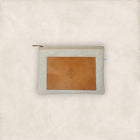 MALETÍN CANVAS CAVIAR ARENA – PIEL VEGETAL