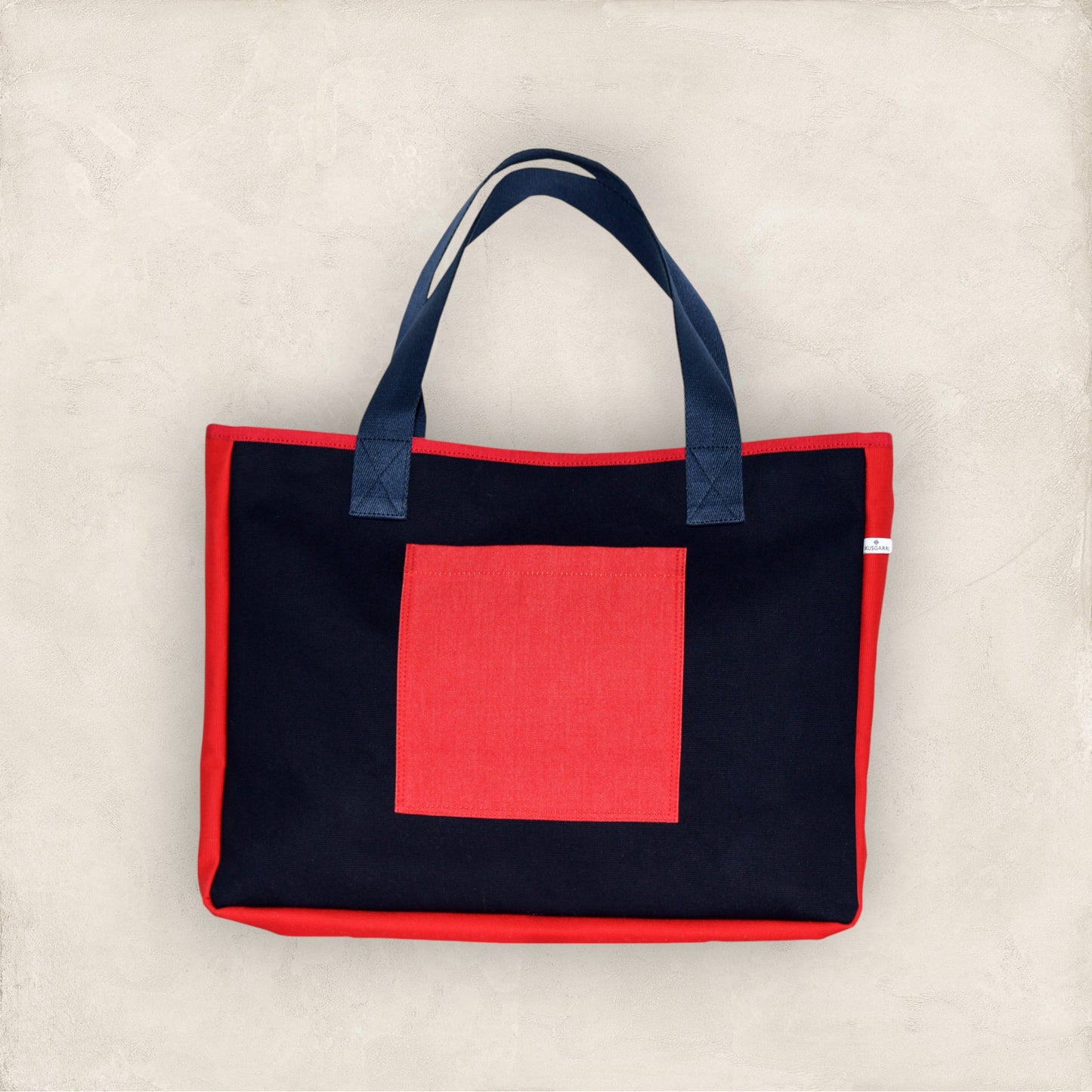 TOTE BAG GM CANVAS MARINE - POCHE LARTIGUE 1910