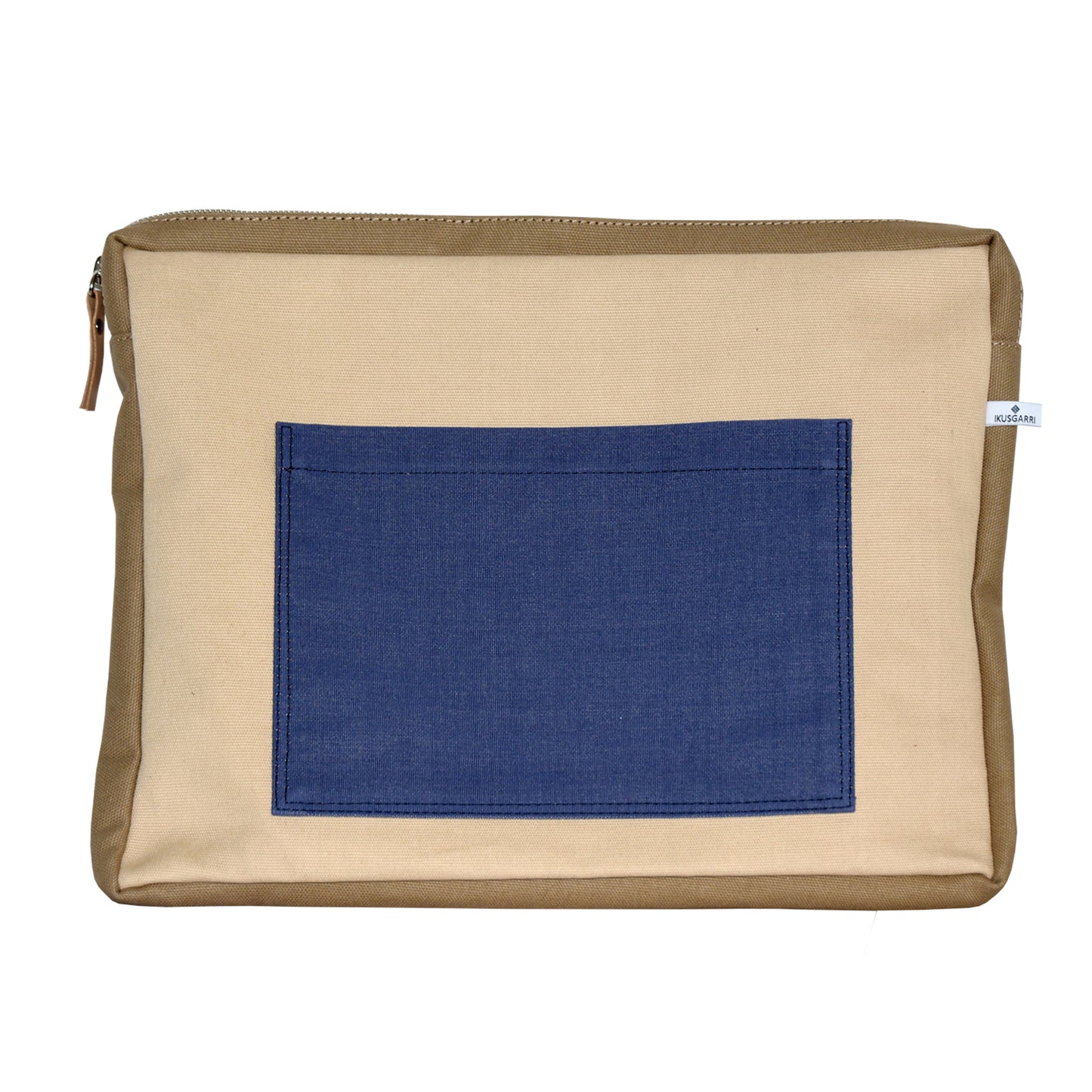 PORTE ORDINATEUR CANVAS SABLE - CANVAS BEIGE - POCHE LARTIGUE INDIGO