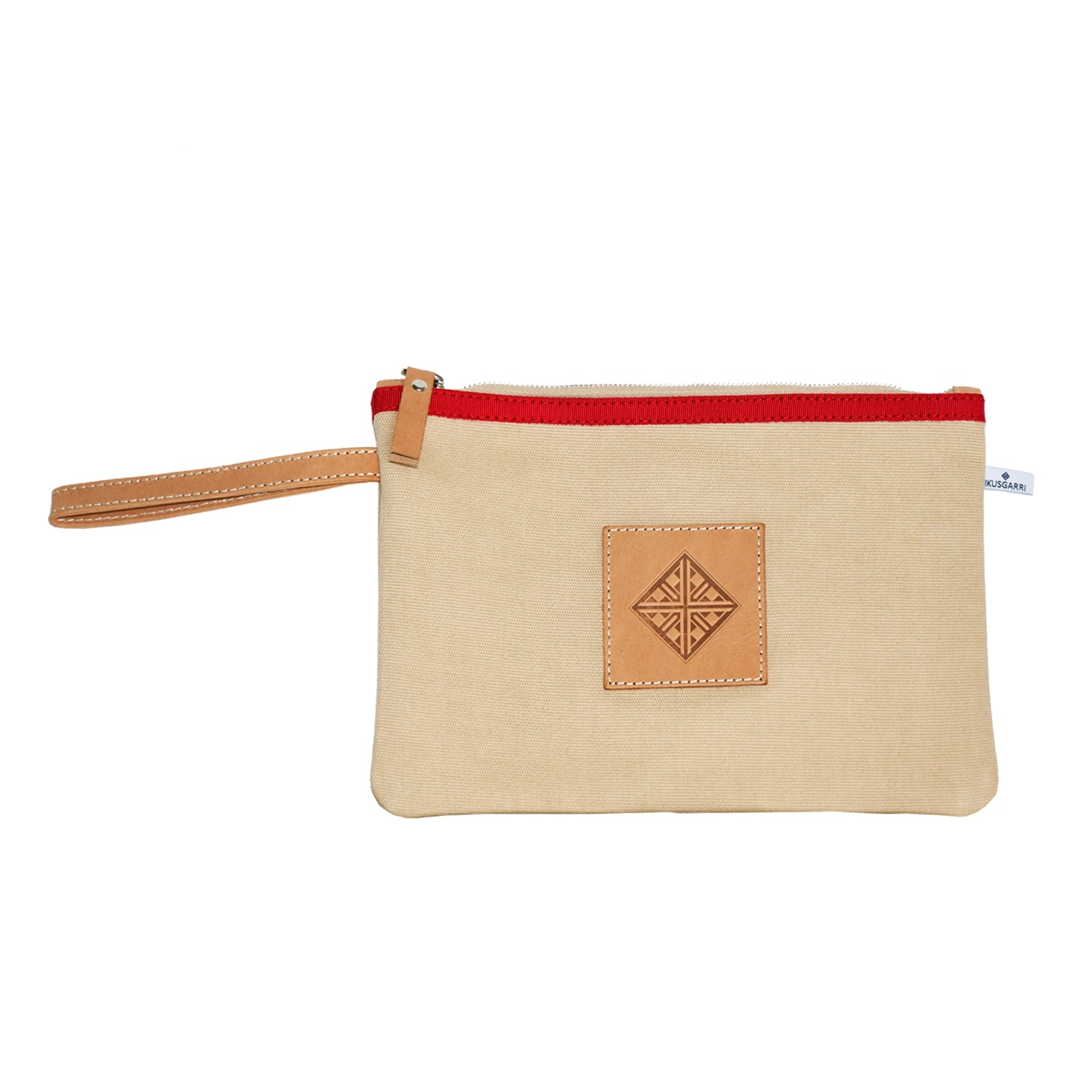 PETITE POCHETTE CANVAS SABLE