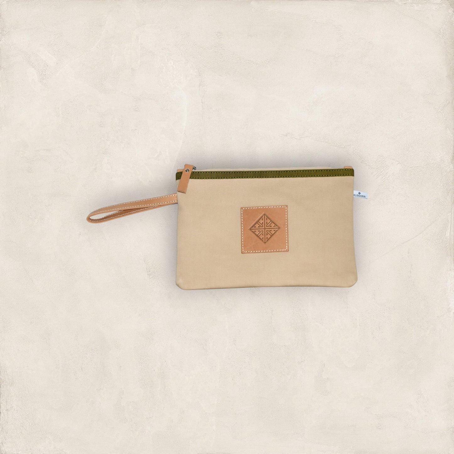 PETITE POCHETTE CANVAS SABLE