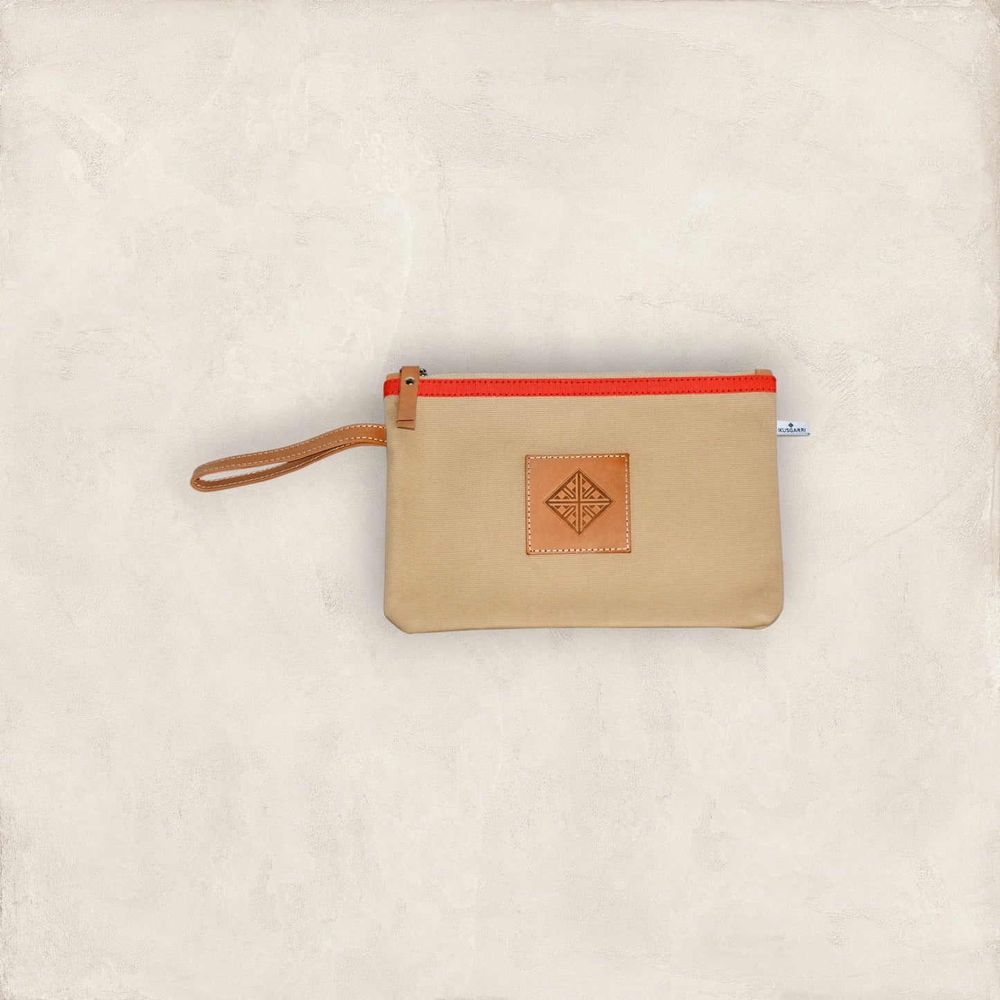 PETITE POCHETTE CANVAS SABLE