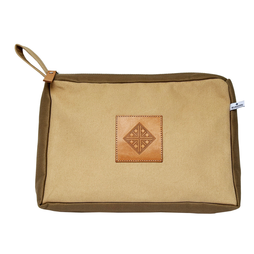 TROUSSE VOYAGE CANVAS SABLE - CANVAS BEIGE