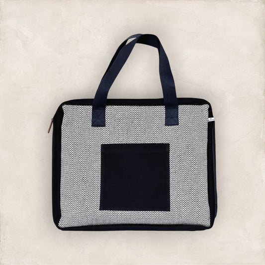 TOTE BAG GM VOYAGE CANVAS CHEVRON MARINE - CANVAS MARINE - CANVAS MARINE