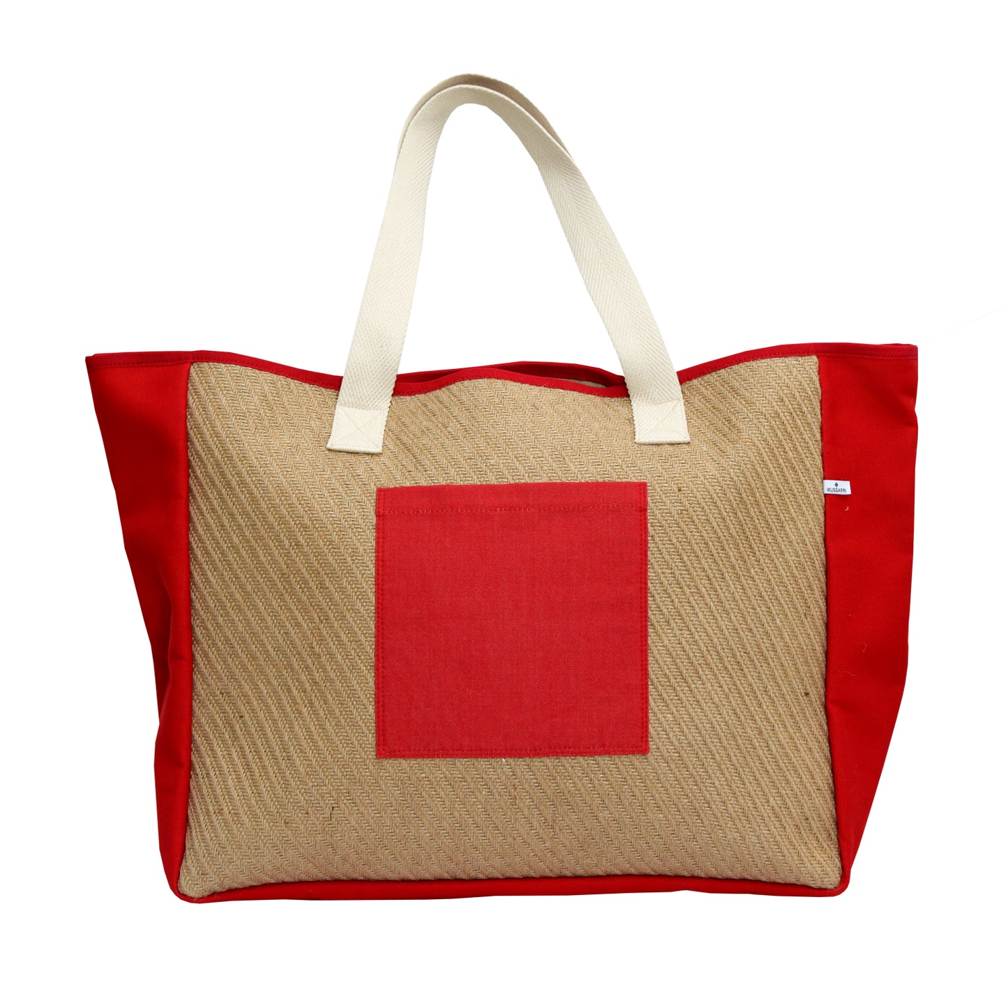 TOTE BAG XL RAPHIA - POCHE LARTIGUE 1910