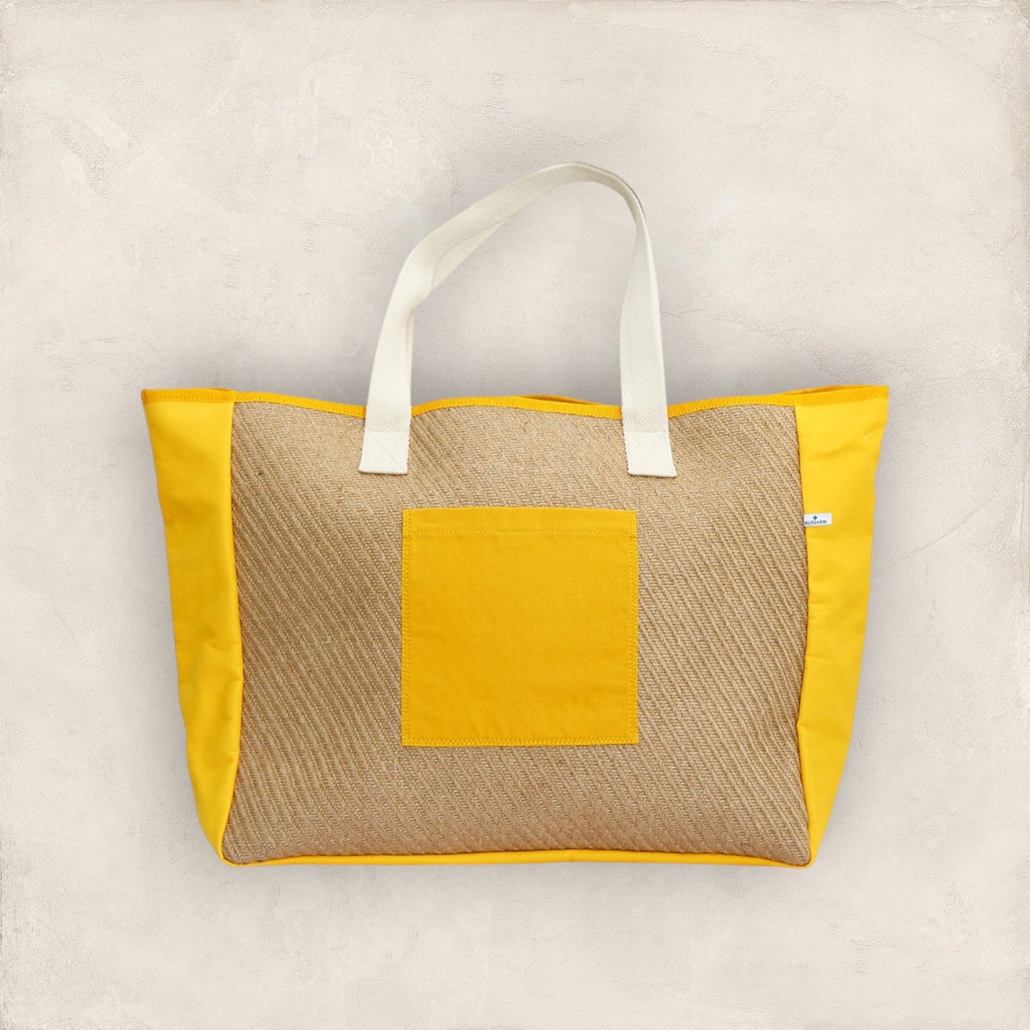 TOTE BAG XL RAPHIA - POCHE LARTIGUE 1910